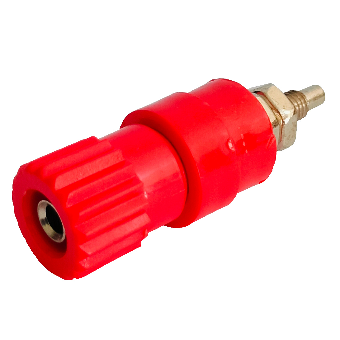 4mm 30A Terminal Panel Mount Banana Socket BTI-30 Red (Panel Mount Connector) image 3