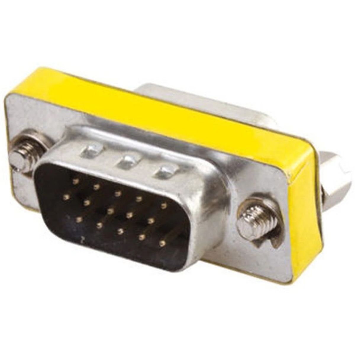 HD15 15 Pin 3 Row Male to Female Gender Changer Adapter (VGA D-Sub Connector) image 2