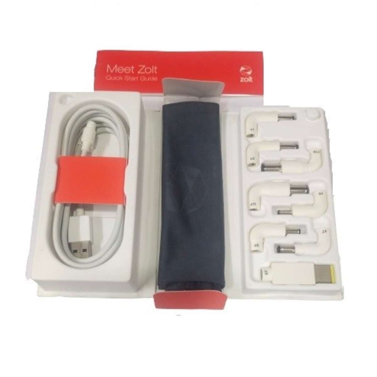 USB to Laptop Charger Plus Universal Set of 7 Adapter Pins (Universal Laptop Power Adapter Connector Set) image 1