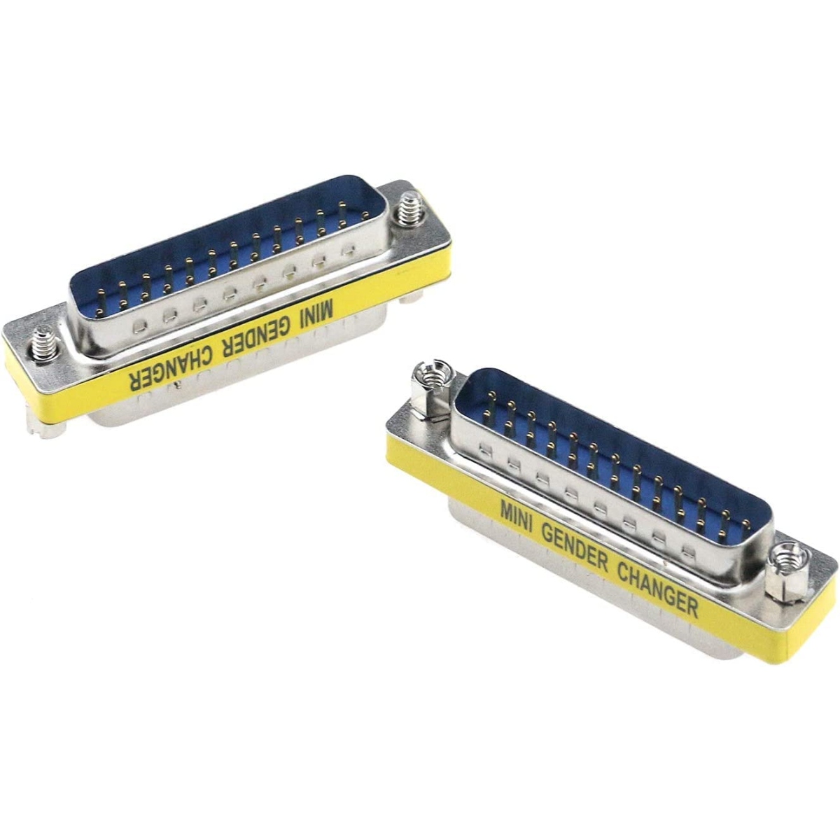 DB25 Male to Male Gender Changer Adapter (25 Pin D-Sub Connector) image 1