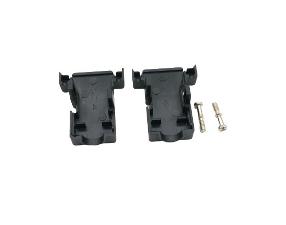 9 Pin Plastic Black Dust Cover for D-Sub DB9 Connector image 1