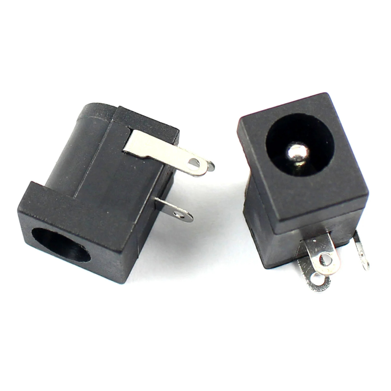 DC-005 5.5mm x 2.1mm Female DC Power Jack Socket 27 Type Brass (Panel Mount DC Connector) image 1