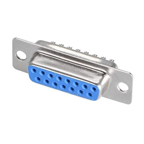 DB15 Pin 2 Row D Sub Solder Type Female Connector for Data Communication image 1