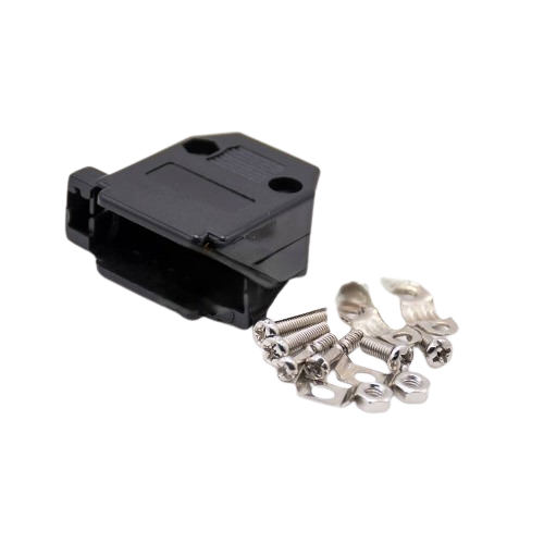 15 Pin Plastic Black Dust Cover for D-Sub Connector (DB15 Protective Dust Cap) image 1