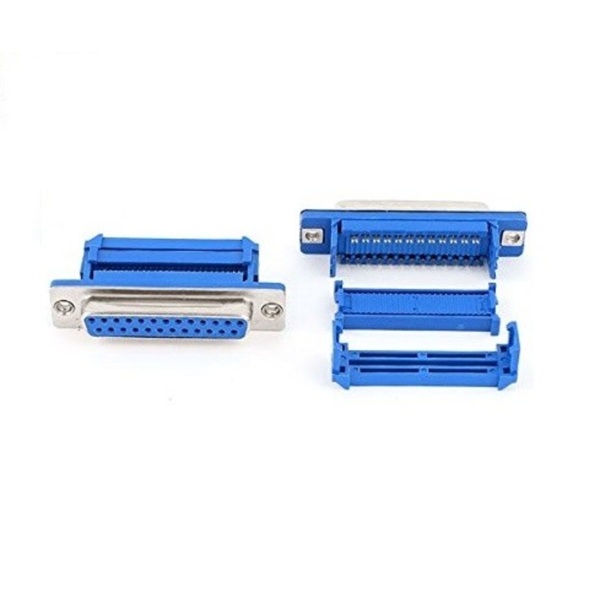 DB25 IDC Female Connector (25 Pin D-Sub Crimp Type) image 1