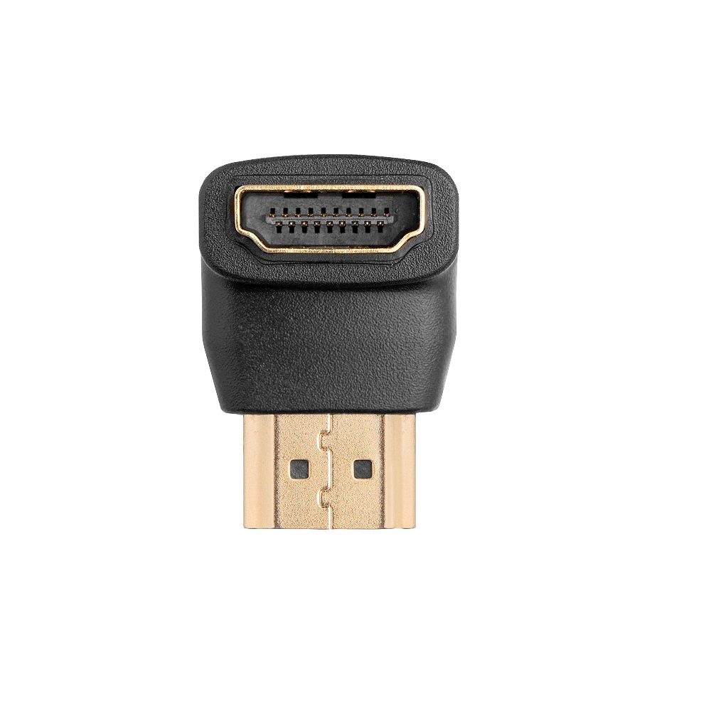 HDMI Male to HDMI Female 90 Degree Right Angle Adapter (HDMI Right Angle Extension Connector) image 2