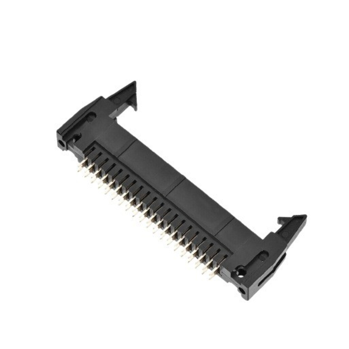 40 Pin FRC/IDC Straight Male Header Connector with Lock 20x2 Pin 2.54mm (Box Header Connector) image 1