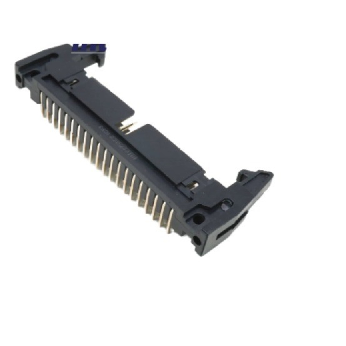 40 Pin FRC/IDC Right Angle Male Header Connector with Lock 20x2 Pin 2.54mm (Box Header Connector) image 1