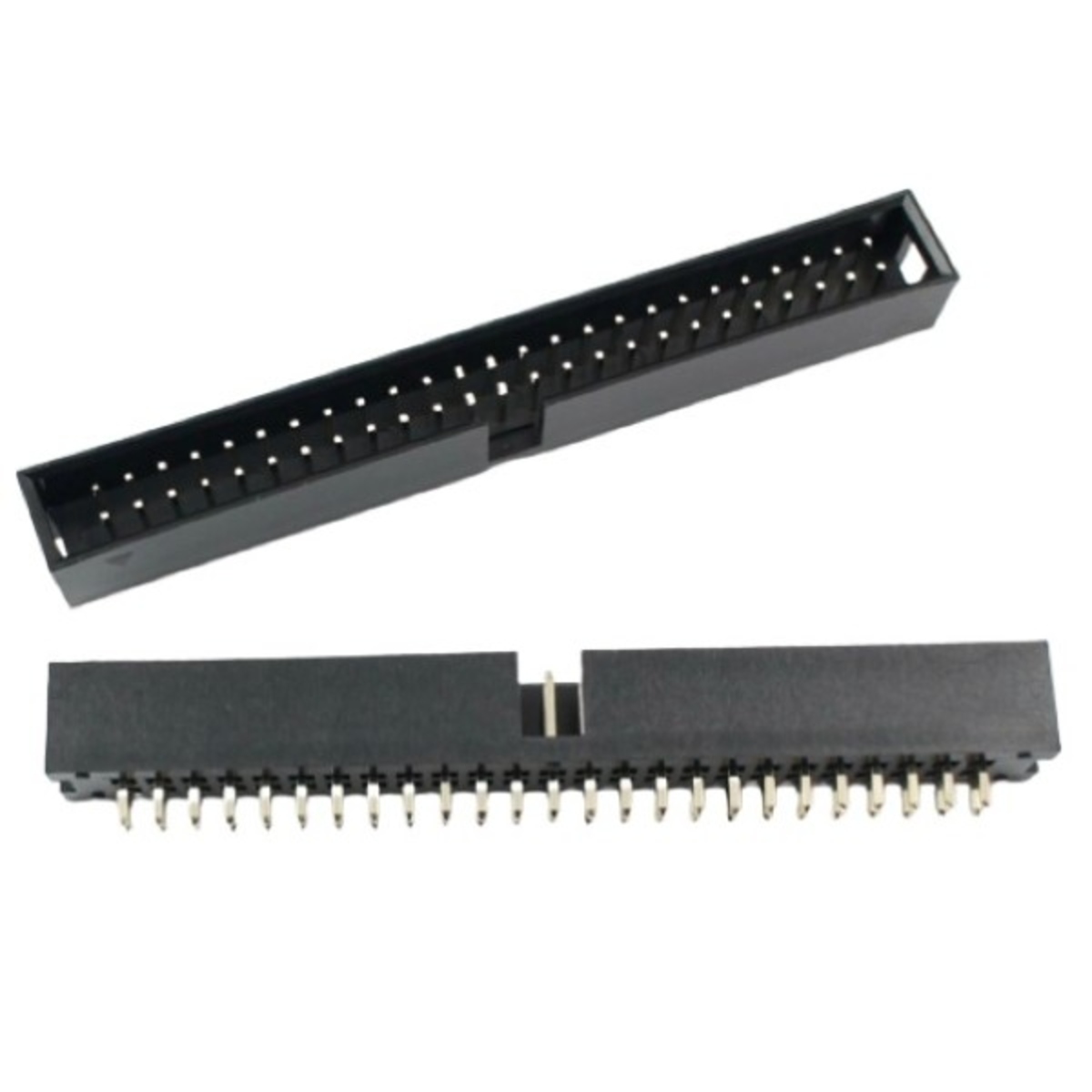 50 Pin FRC IDC Box Header Straight Male Connector 25x2 Pin 2.54mm PCB Header (50 Pin IDC Header) image 1