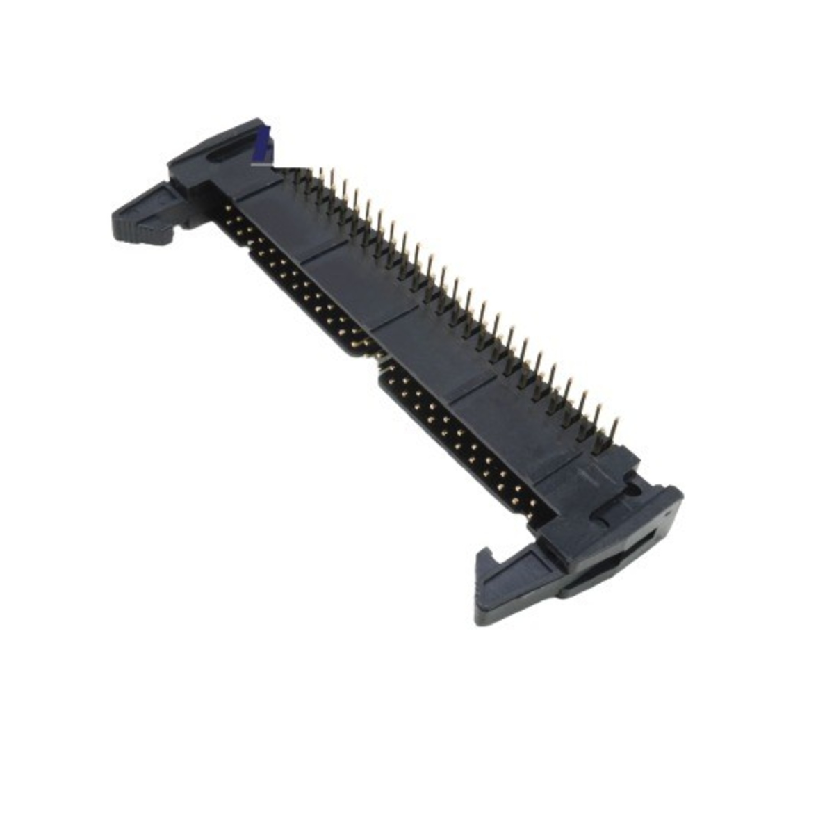 50 Pin FRC IDC Right Angle Male Header with Lock 25x2 Pin 2.54mm (PCB Mount IDC Box Header Connector) image 1