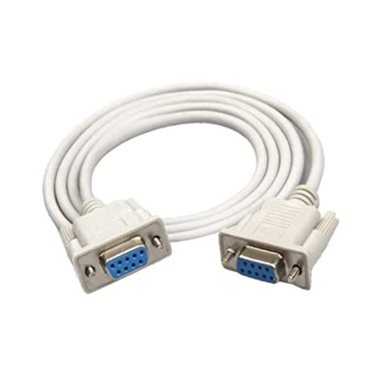 RS232 Serial Cable DB9 Female to DB9 Female 1.2 Meter (Serial Communication Extension Cable) image 1