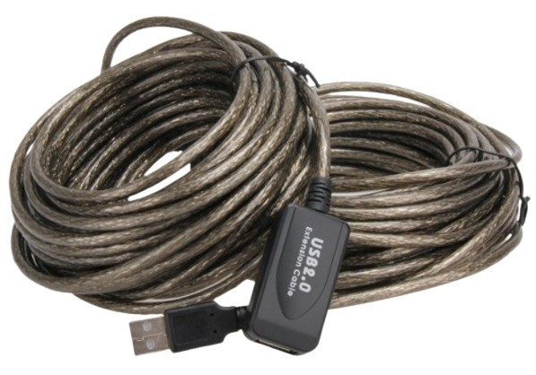 USB 2.0 Type A Male to Type A Female Extension Cable -3 Mtr image 1