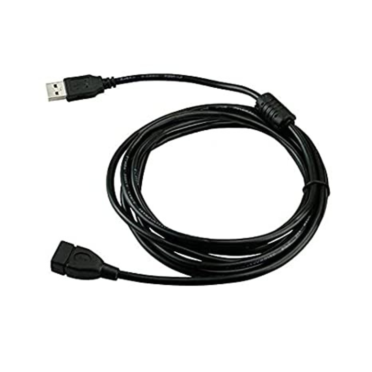 USB 2.0 Type A Male to Type A Female Extension Cable with Ferrite Filter 1.5 Meter (USB Extension Cable) image 1