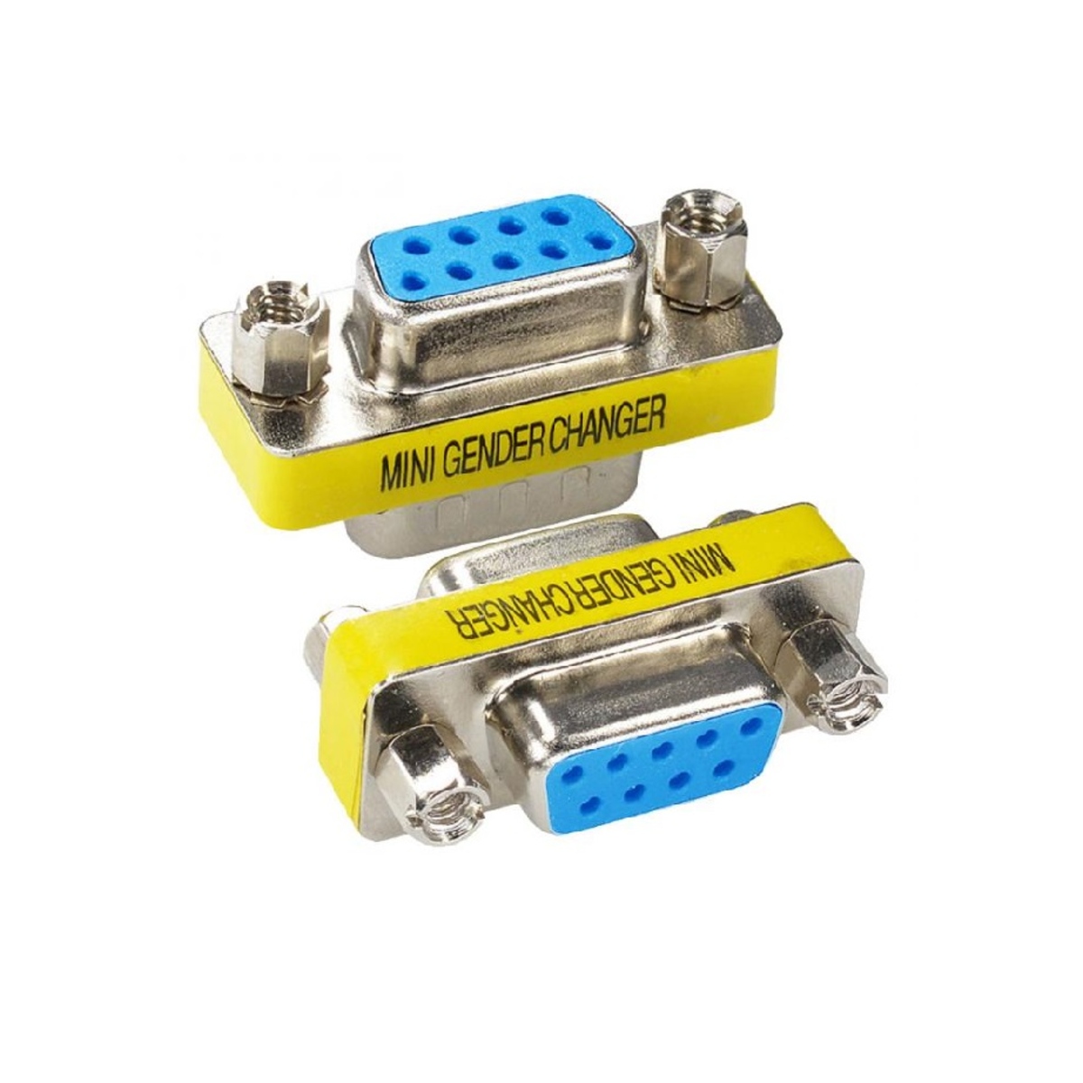 9 Pin Female to Female Mini Gender Changer D Sub Adapter Connector (DB9 Gender Changer) image 1
