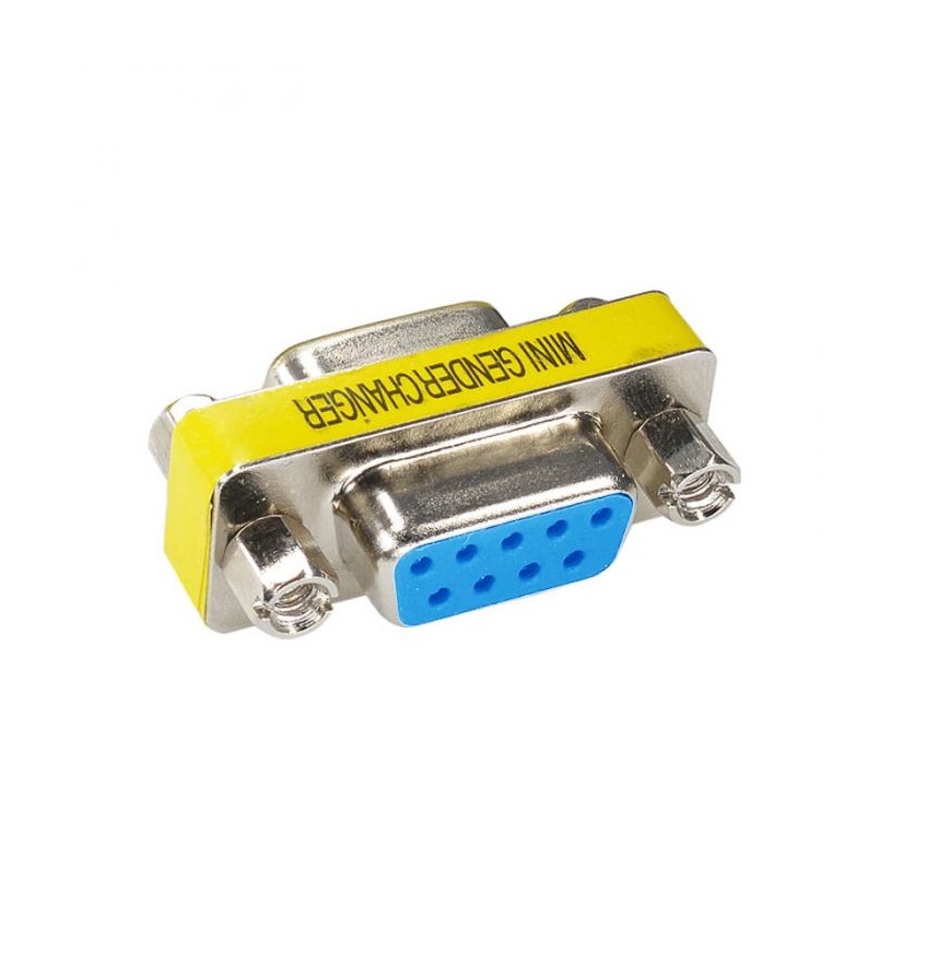 9 Pin Female to Female Mini Gender Changer D Sub Adapter Connector (DB9 Gender Changer) image 2