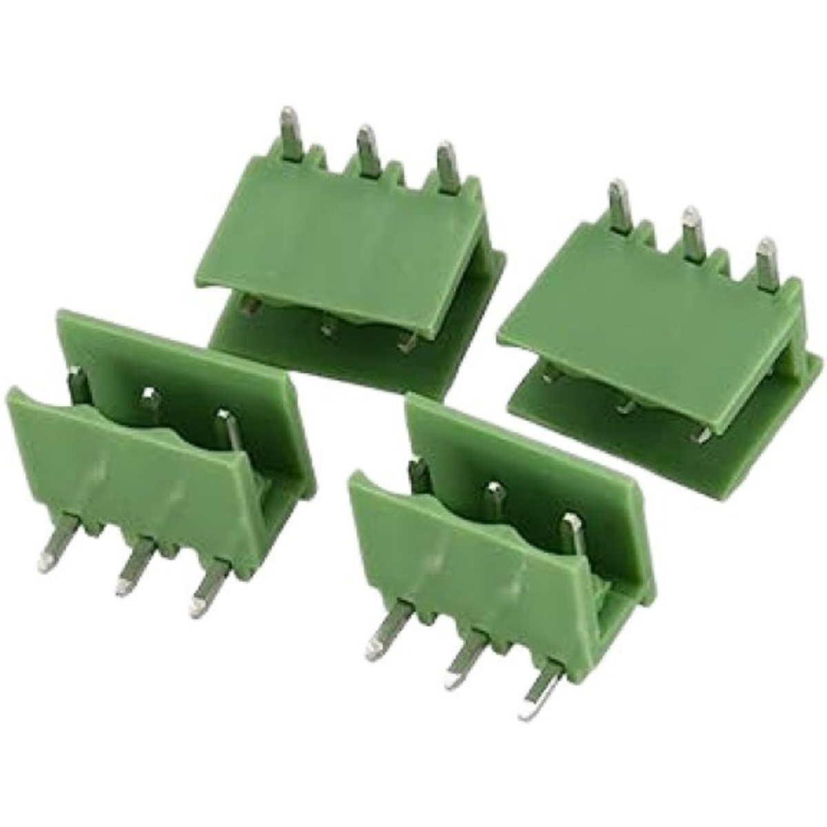 XY2500 3 Pin 5.08mm Right Angle Pluggable Terminal Open Male Connector (XY2500 PCB Terminal Block) image 1