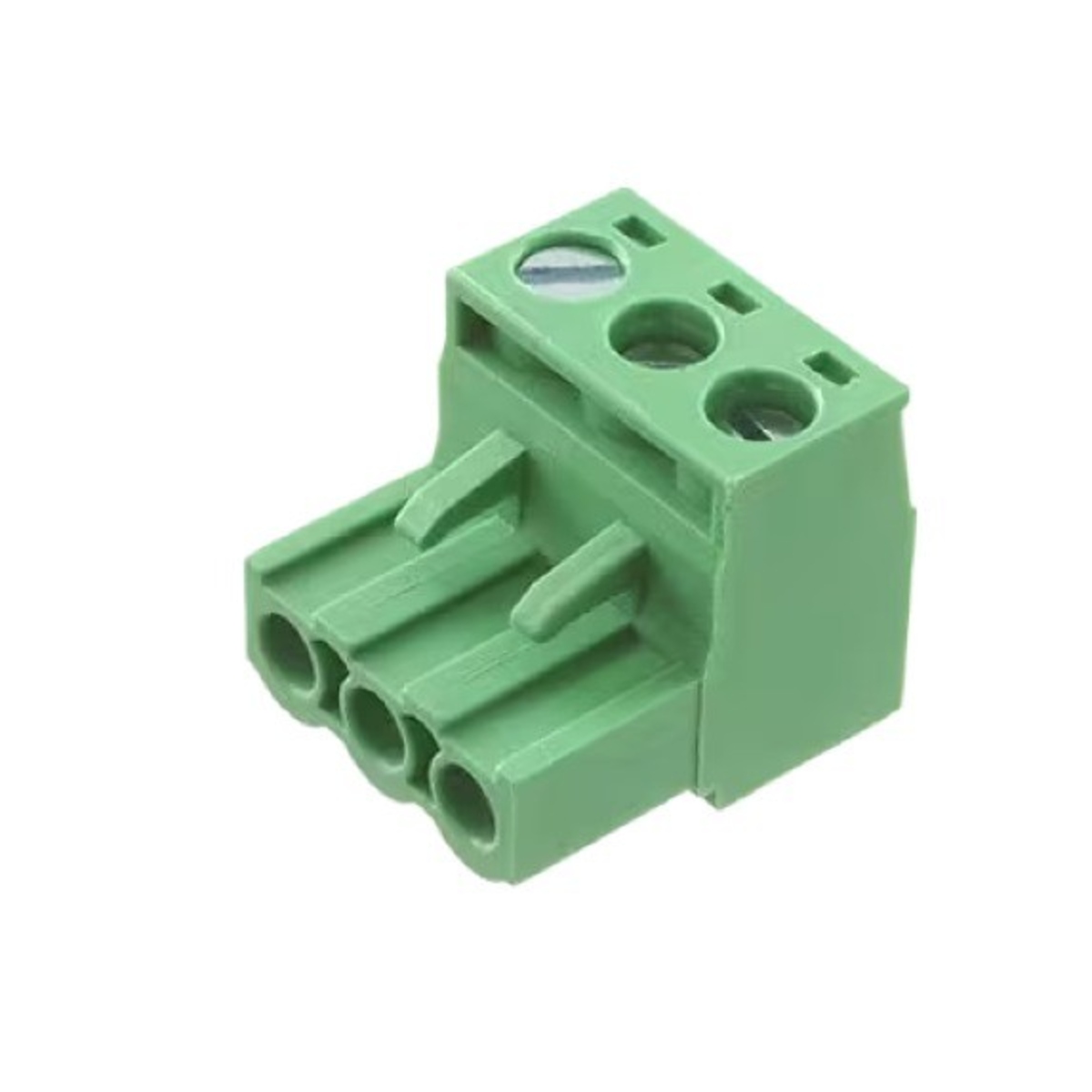 XY2500 3 Pin 5.08mm Right Angle Pluggable Screw Terminal Female Connector image 1