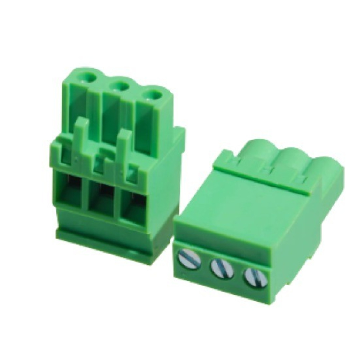 XY2500 3 Pin 5.08mm Straight Pluggable Screw Terminal Female Connector (PCB Terminal Block Connector) image 1
