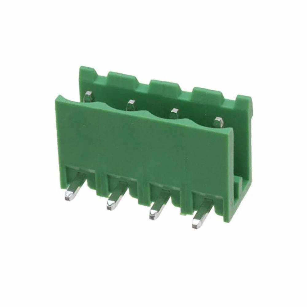 XY2500 4 Pin 5.08mm Right Angle Pluggable Terminal Open Male Connector (PCB Terminal Block) image 1