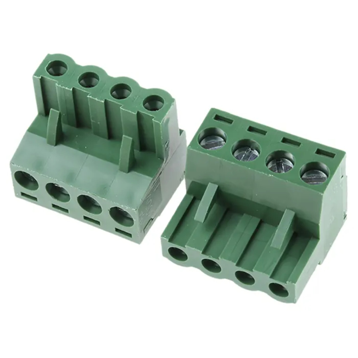 XY2500 4 Pin 5.08mm Right Angle Pluggable Screw Terminal Female Connector (PCB Terminal Block) image 1