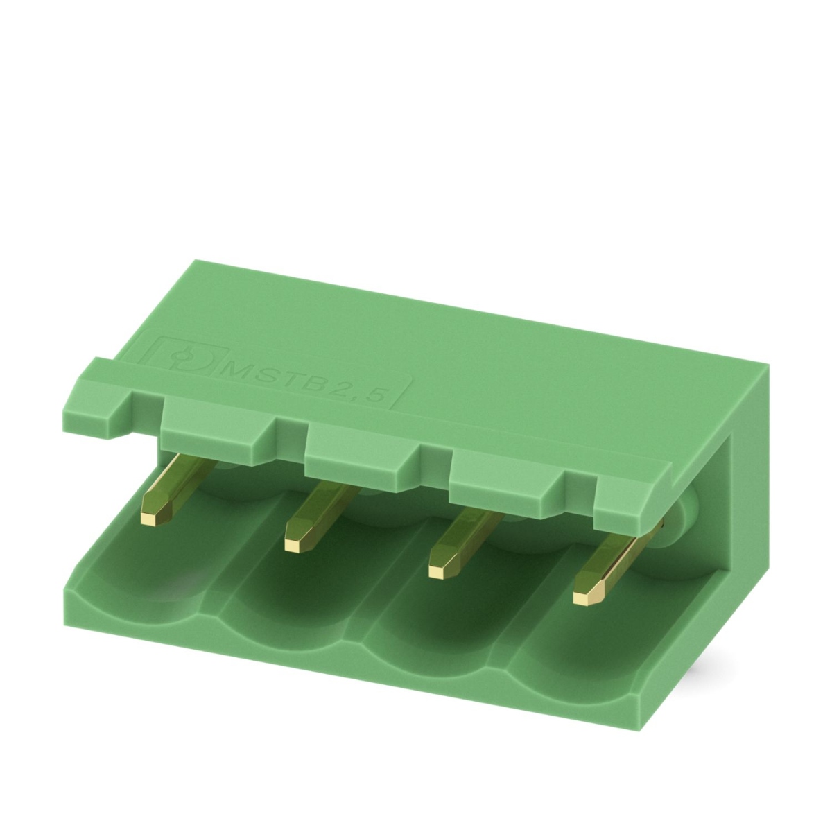 XY2500 4 Pin 5.08mm Straight Pluggable Terminal Open Male Connector (PCB Terminal Block) image 1