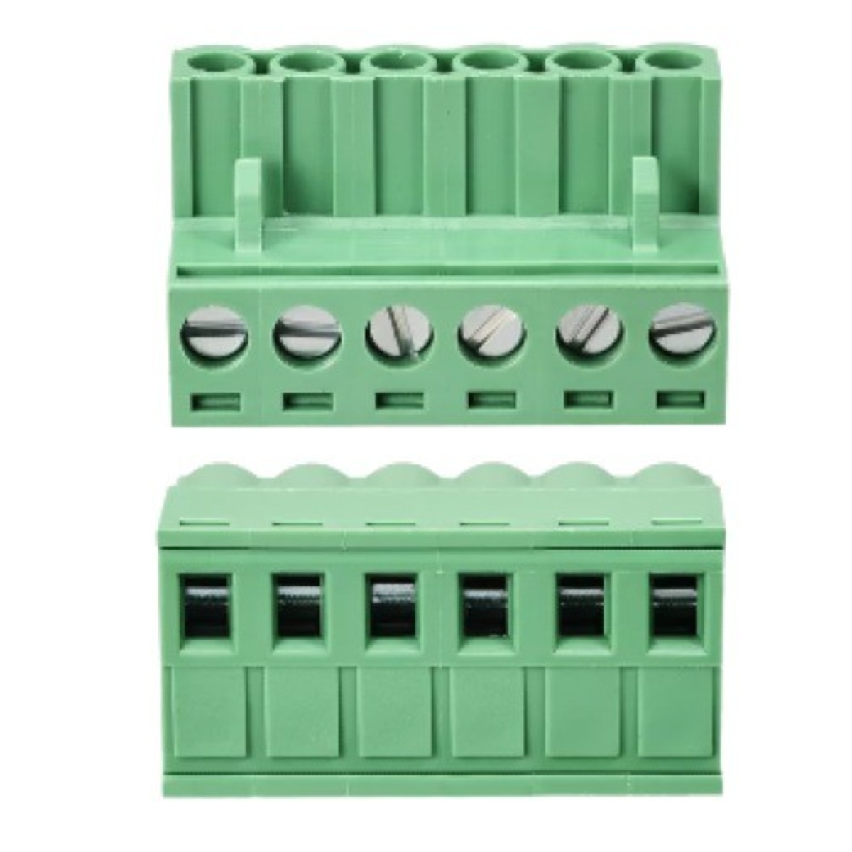 XY2500 6 Pin 5.08mm Right Angle Pluggable Screw Terminal Female Connector (PCB Terminal Block Connector) image 1