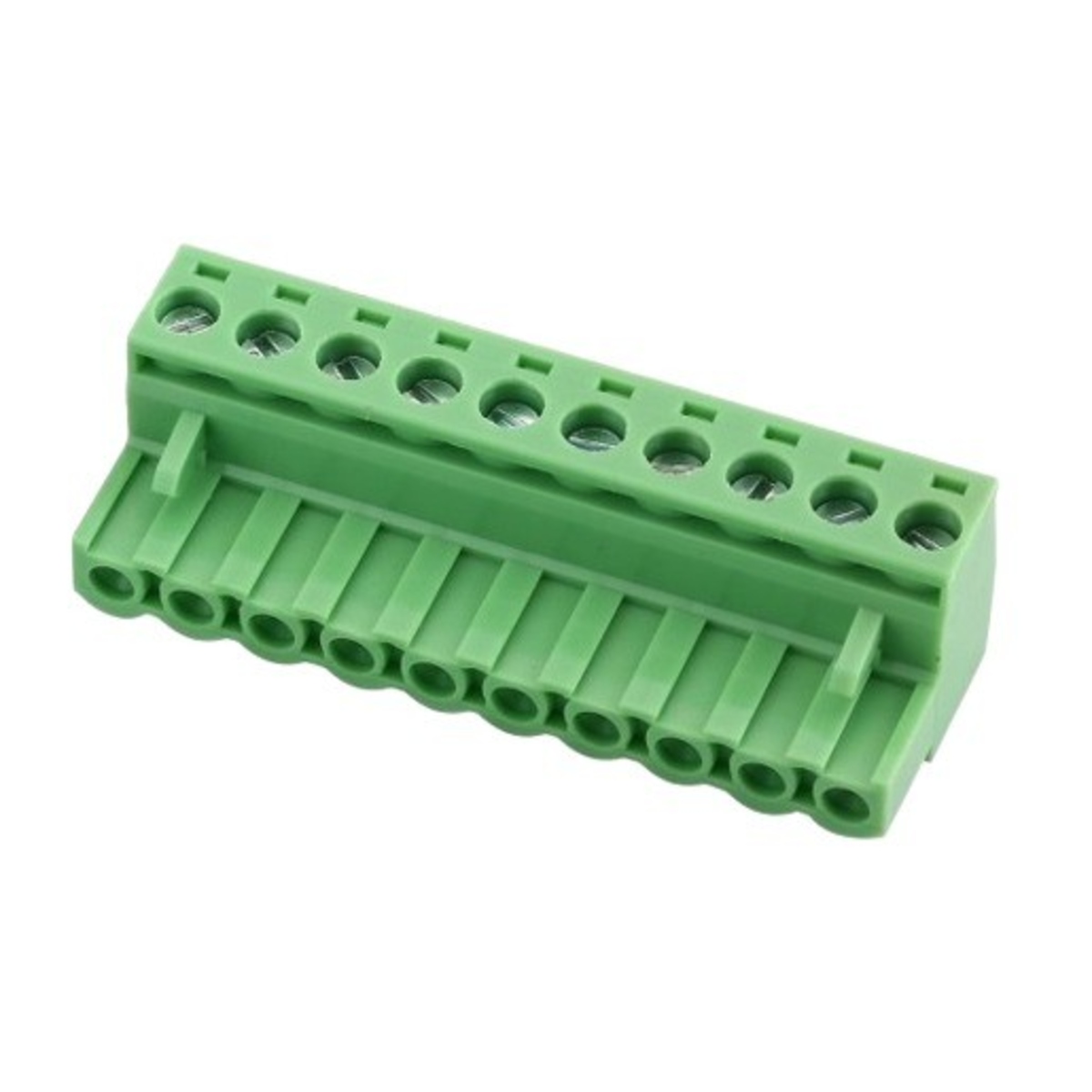 XY2500 10 Pin 5.08mm Right Angle Pluggable Screw Terminal Female Connector (PCB Terminal Block) image 1