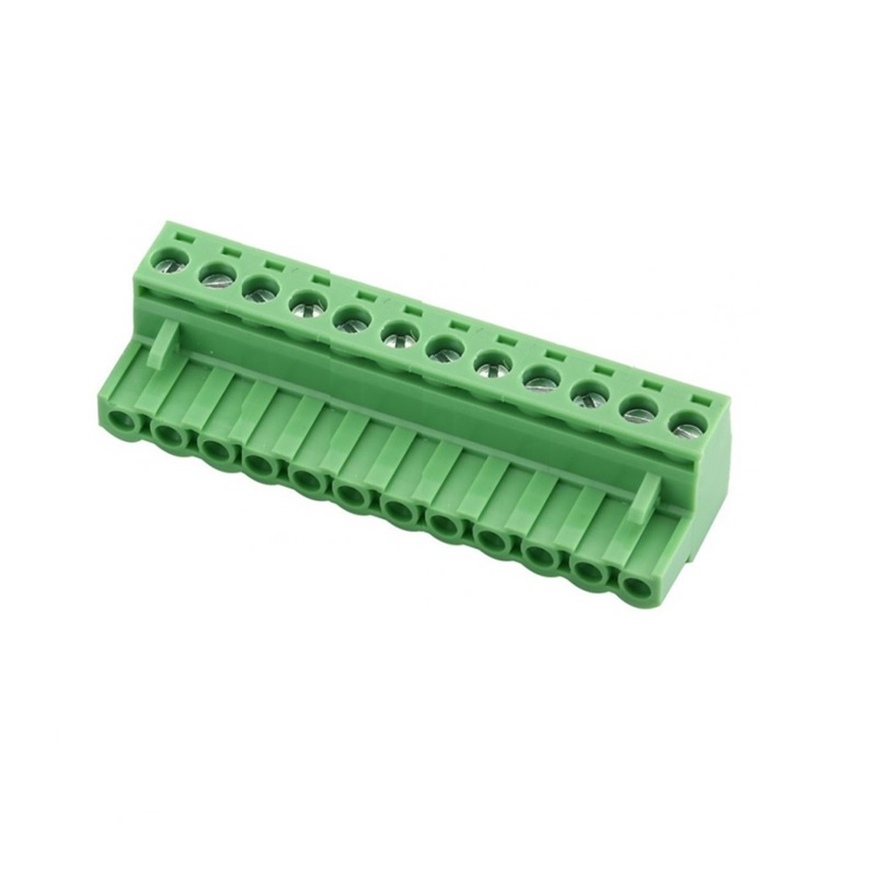 XY2500 12 Pin 5.08mm Right Angle Pluggable Screw Terminal Female Connector (PCB Terminal Block Connector) image 1