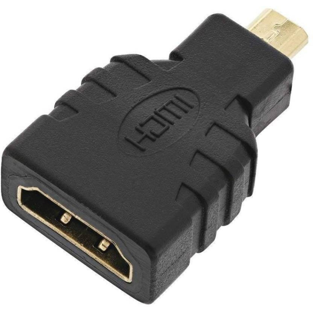Micro HDMI Male to HDMI Female Adapter (Type D to Standard HDMI Converter) image 1