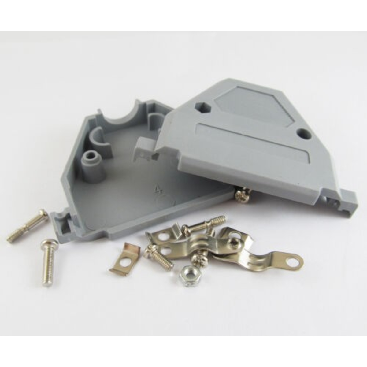 37 Pin Plastic Grey Dust Cover for D-Sub Connector (37 Pin D-Sub Protective Cap) image 1