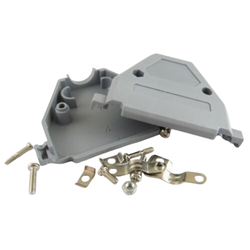 37 Pin Plastic Grey Dust Cover for D-Sub Connector (37 Pin D-Sub Protective Cap) image 1
