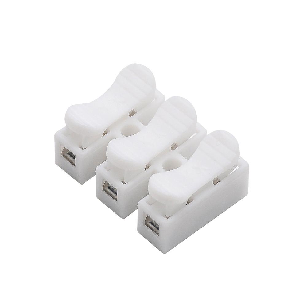 3 Way CH-3 Wiring Press Type Terminal Block Connector (Push Wire Connector) image 1