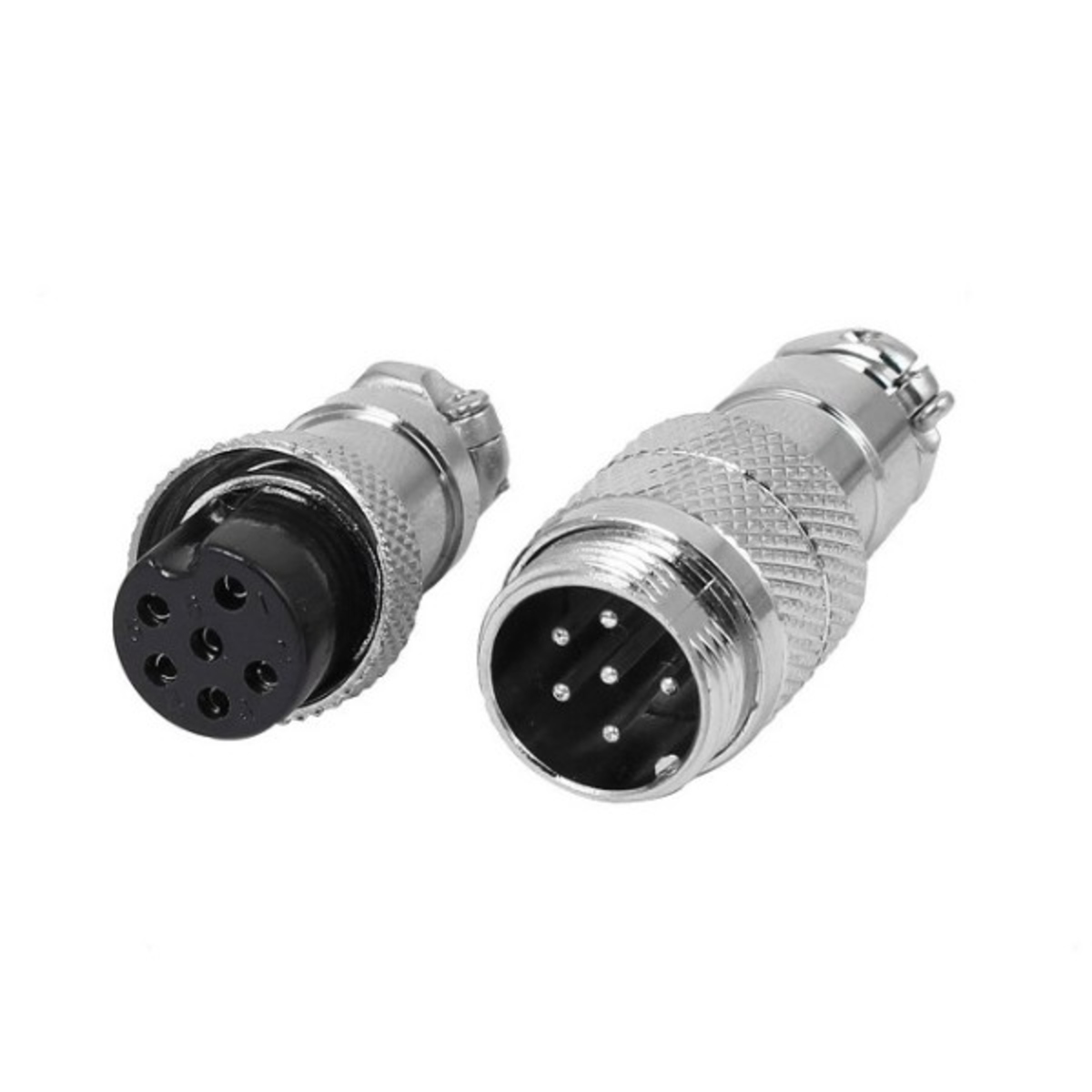 6 Pin 16mm Aviation Mini Round Cable Mount Connector Male Female (6 Pin Circular Connector) image 1