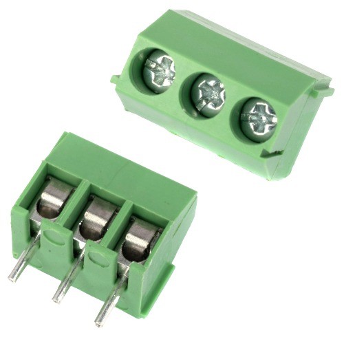 DG350-03P-14-00AH - 3 PIN 3.5mm Screw Terminal Block   image 1