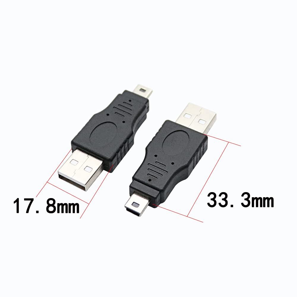 USB 2.0 Type-A Male to Mini USB 5-Pin Male Cable (USB A to Mini B Cable) image 2