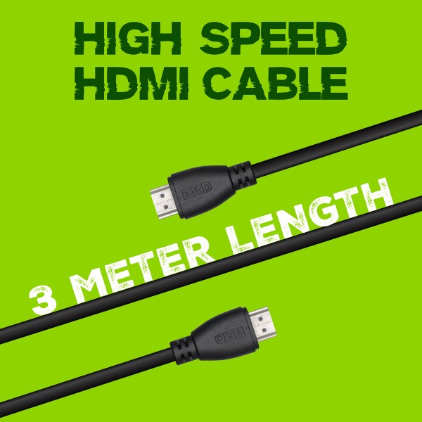 ERD High Speed HDMI Cable HC-12 3 Meter (HDMI Cable) image 2