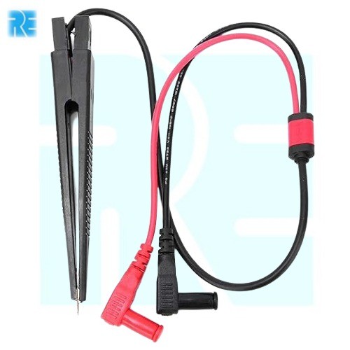SMD Tweezers With Multimeter Test Clip Probe image 1