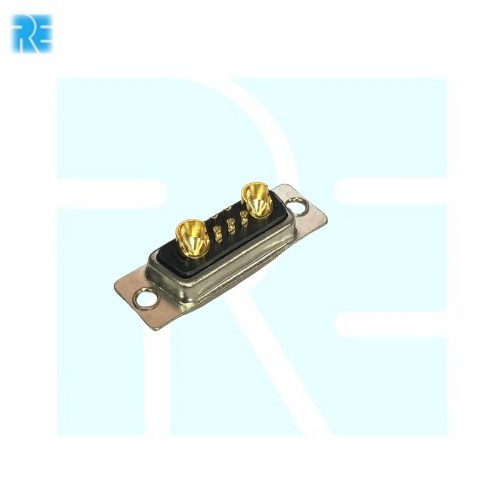 7 Pin D SUB Straight Female Connector Hole - 20 Amp image 1