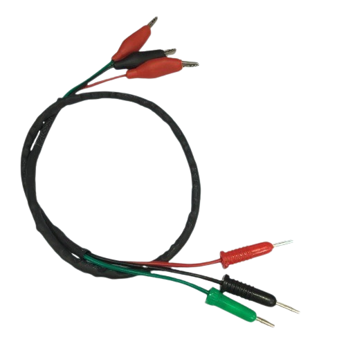 Banana Pin 2mm to Crocodile Clip Test Lead 3 Pcs (Electrical Test Lead) image 1