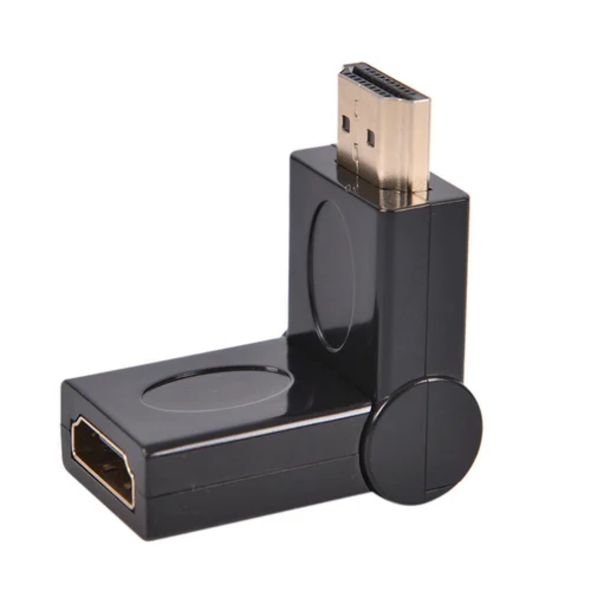 HDMI Male to HDMI Female 90-180 Degree Rotatable Adapter (Adjustable HDMI Extension Connector) image 1