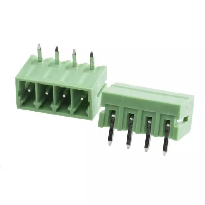 XY2500 4 Pin 3.81mm Right Angle Pluggable Terminal Closed Male Connector (PCB Terminal Block) image 1