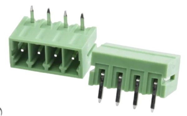 XY2500 - 4 Pin 3.81mm Right Angle Pluggable Terminal Close Male Connector   image 1