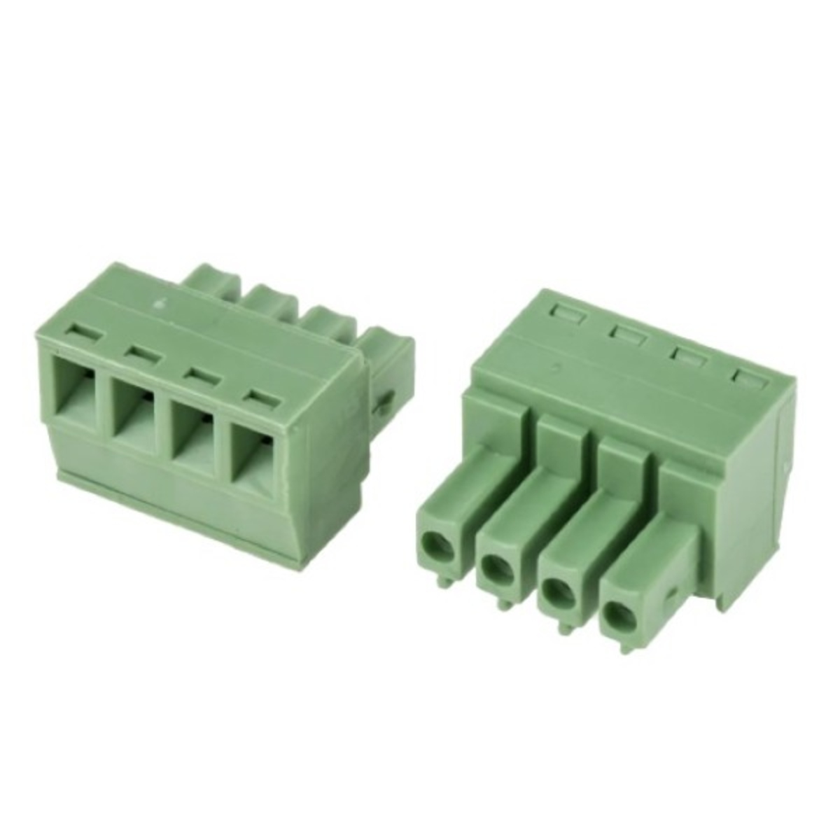 XY2500 4 Pin 3.81mm Right Angle Pluggable Screw Terminal Female Connector (XY2500 Connector) image 1