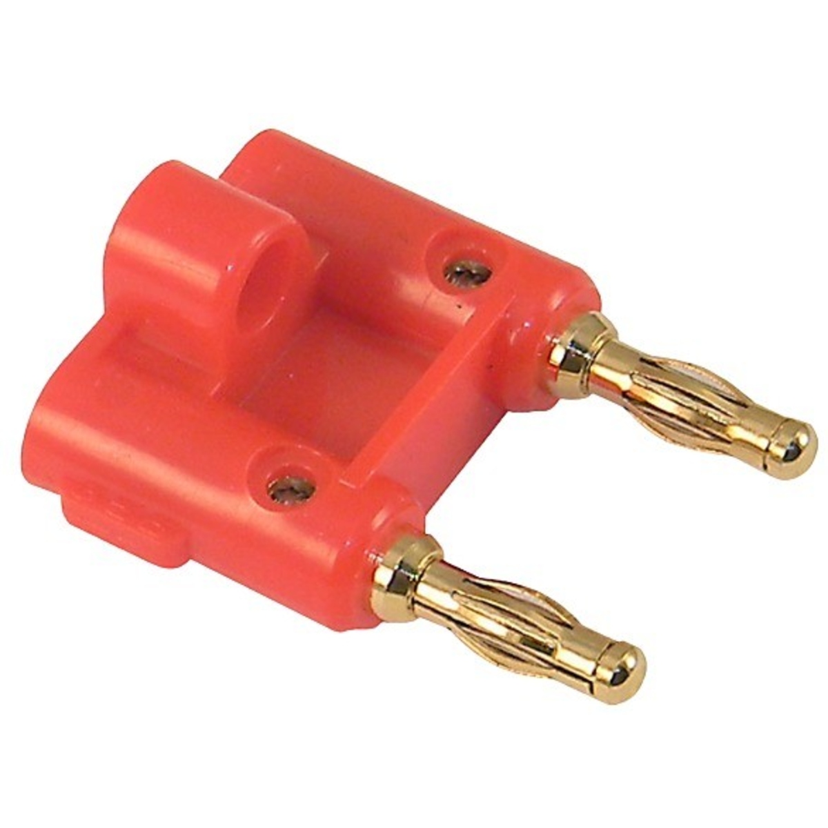 Dual Banana Plug Type 832-4mm Red (Dual Binding Plug Connector) image 1