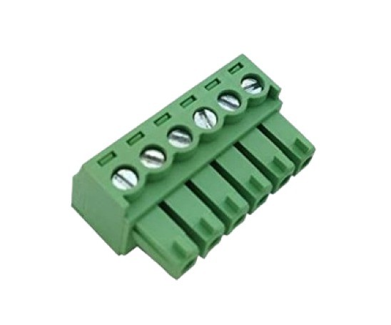 XY2500 - 6 Pin 3.81mm Right Angle Pluggable Screw Terminal Female Connector image 1