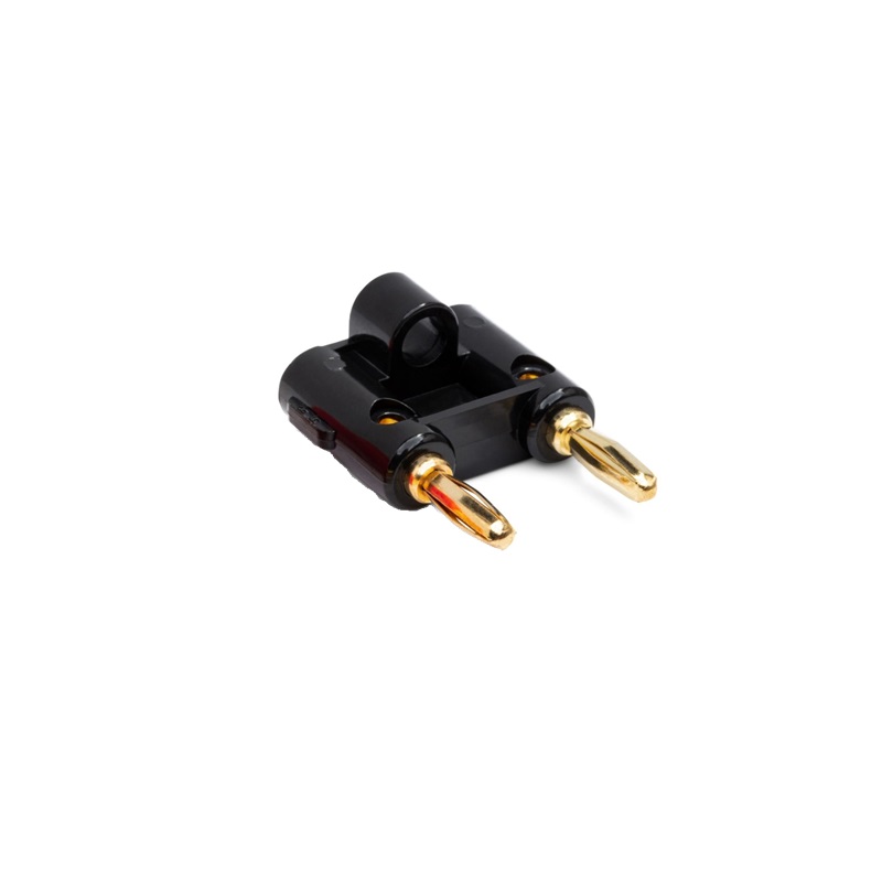 Dual Banana Plug Type 832 4mm Black (Dual Test Plug Connector) image 1