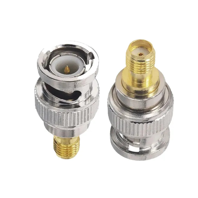 BNC Male to SMA Female RF Adapter Connector (Coaxial Converter) image 1