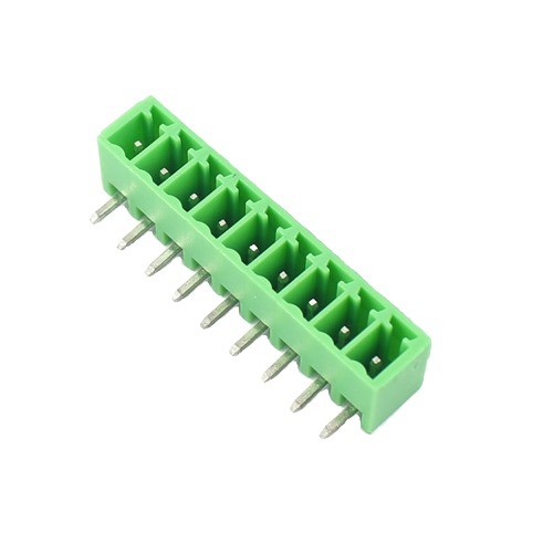 XY2500 - 9 Pin 3.81mm Right Angle Pluggable Terminal Close Male Connector   image 1