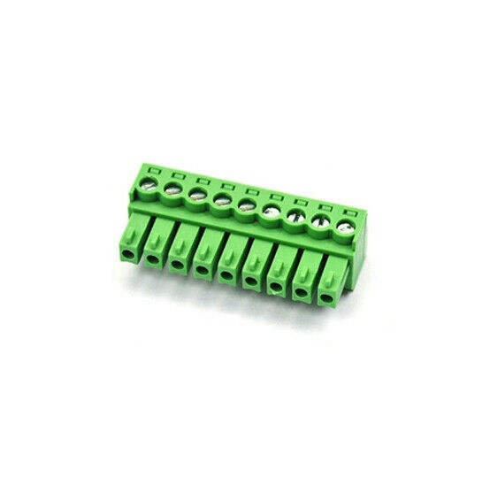 XY2500 - 9 Pin 3.81mm Right Angle Pluggable Screw Terminal Female Connector image 1