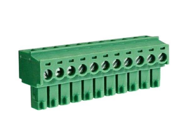 XY2500 - 11 Pin 3.81mm Right Angle Pluggable Screw Terminal Female Connector image 1